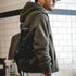 Autumn Winter Casual Heavyweight Hoodie – Black Versatile Thickened Fleece Pullover Loose Warm Hooded Sweatshirt
